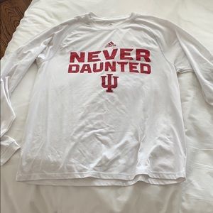 adidas long sleeve t-shirt indiana university